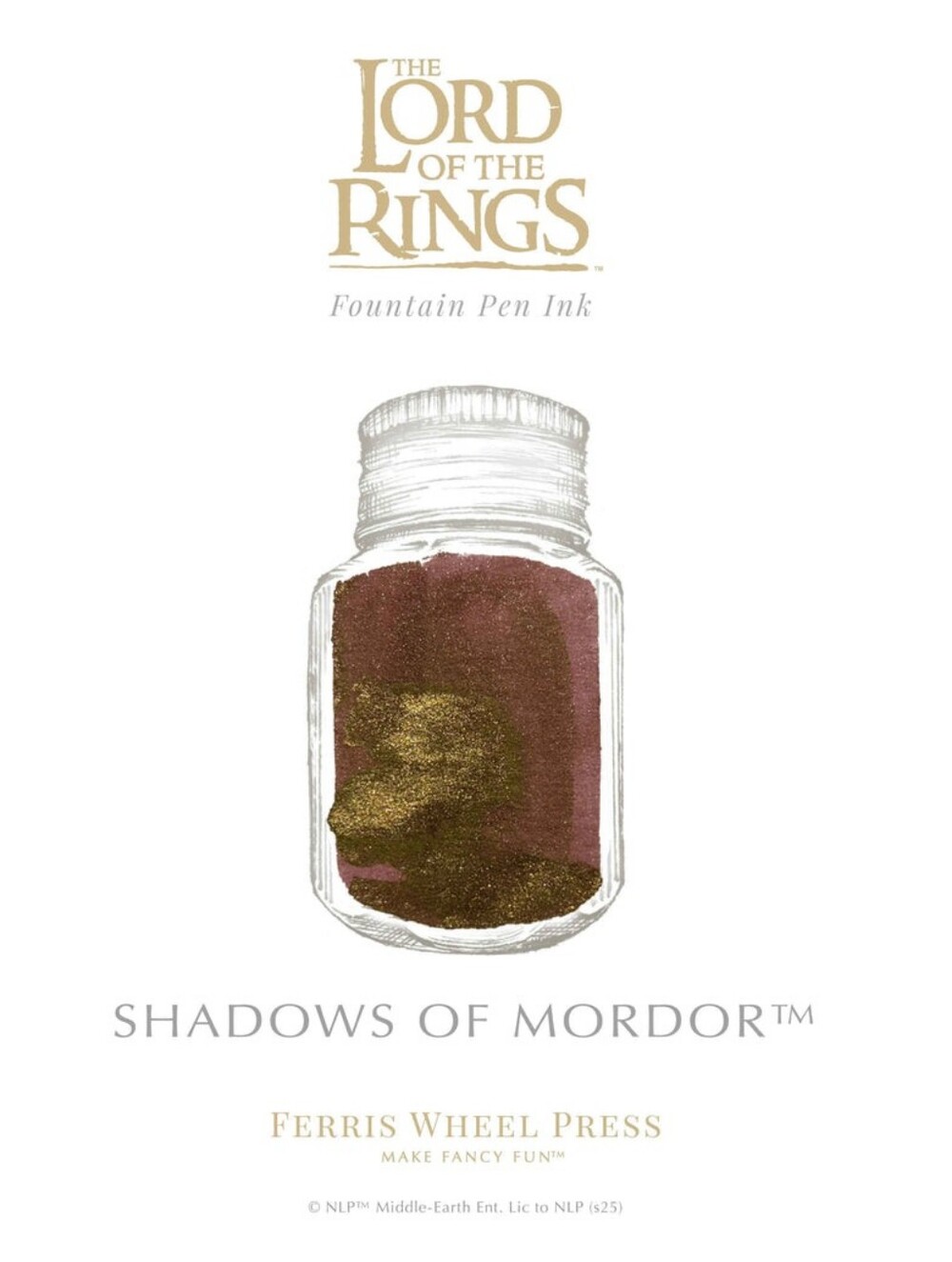 ⭐*NIB!* Warner Bros. | Lord of the Rings | Shadows of Mordor 28ml Fountain Ink - Picture 2 of 5